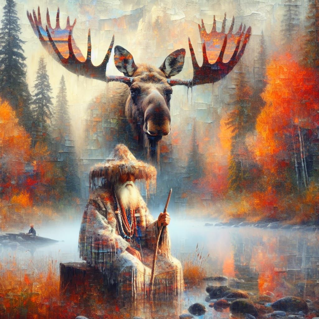 Elder Chief in the Land of the Moose