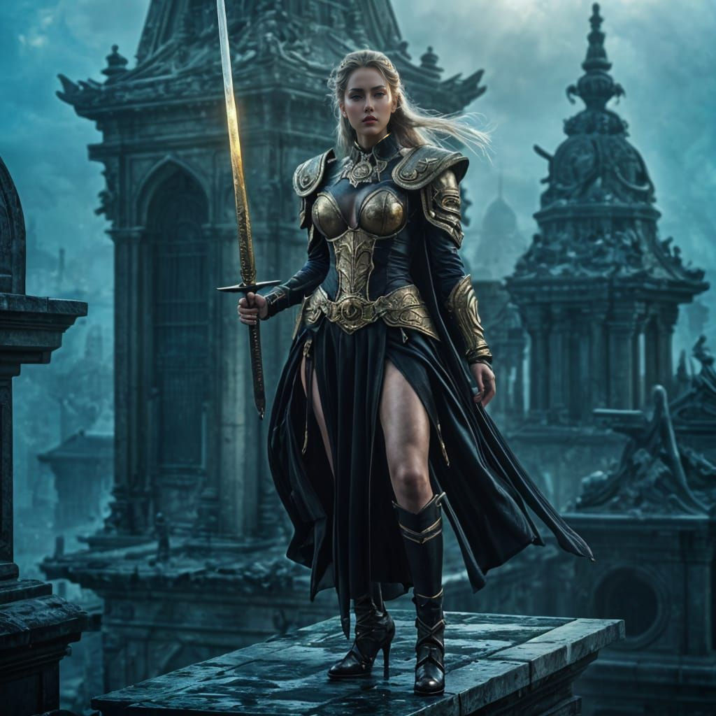 Goddess of the Mists: A Hyperrealistic Masterpiece