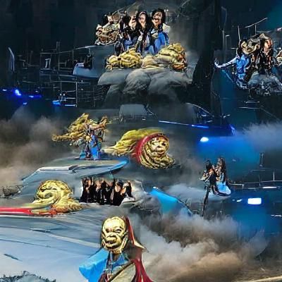 Eight Immortals in a Surreal Journey