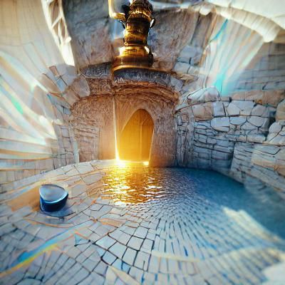 Well of Radiance in 8K 3D Rendering