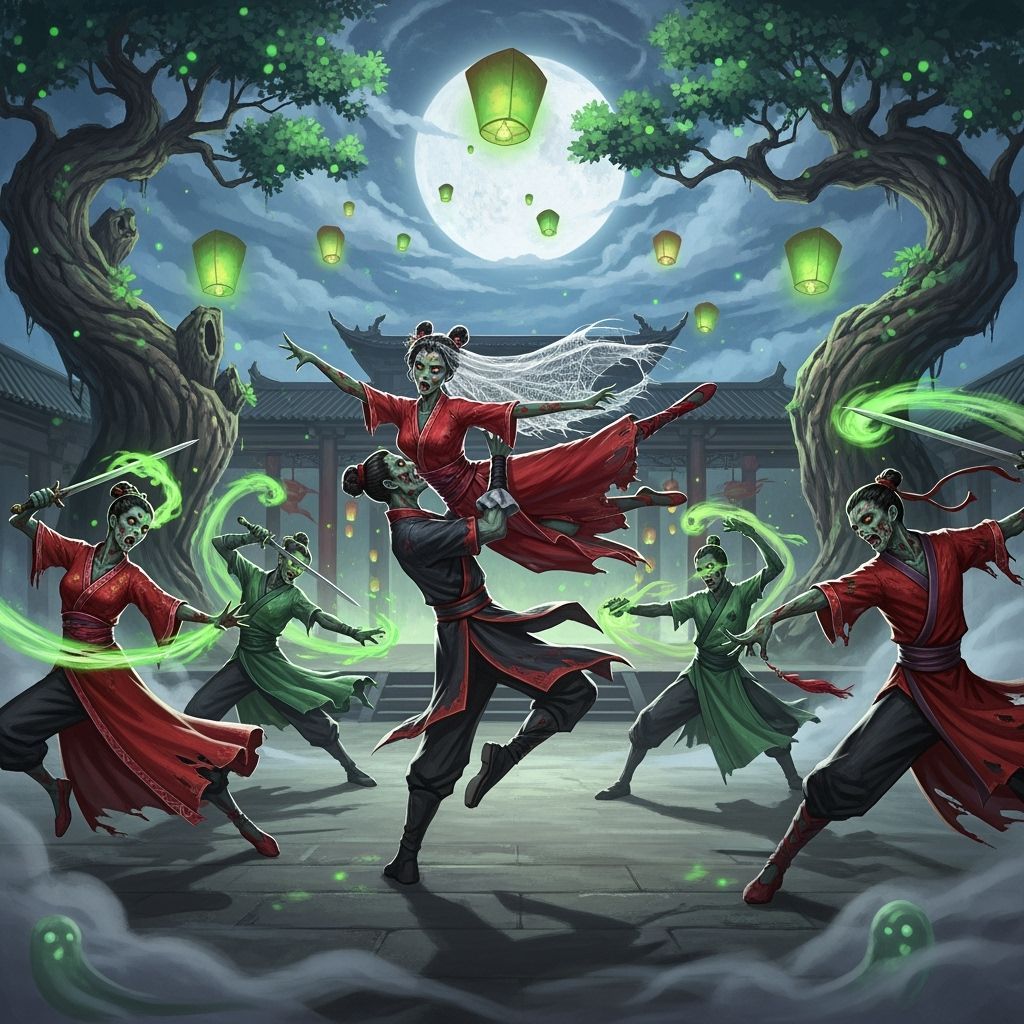 Zombie Prom Night Dance in Wuxia & Xianxia Style