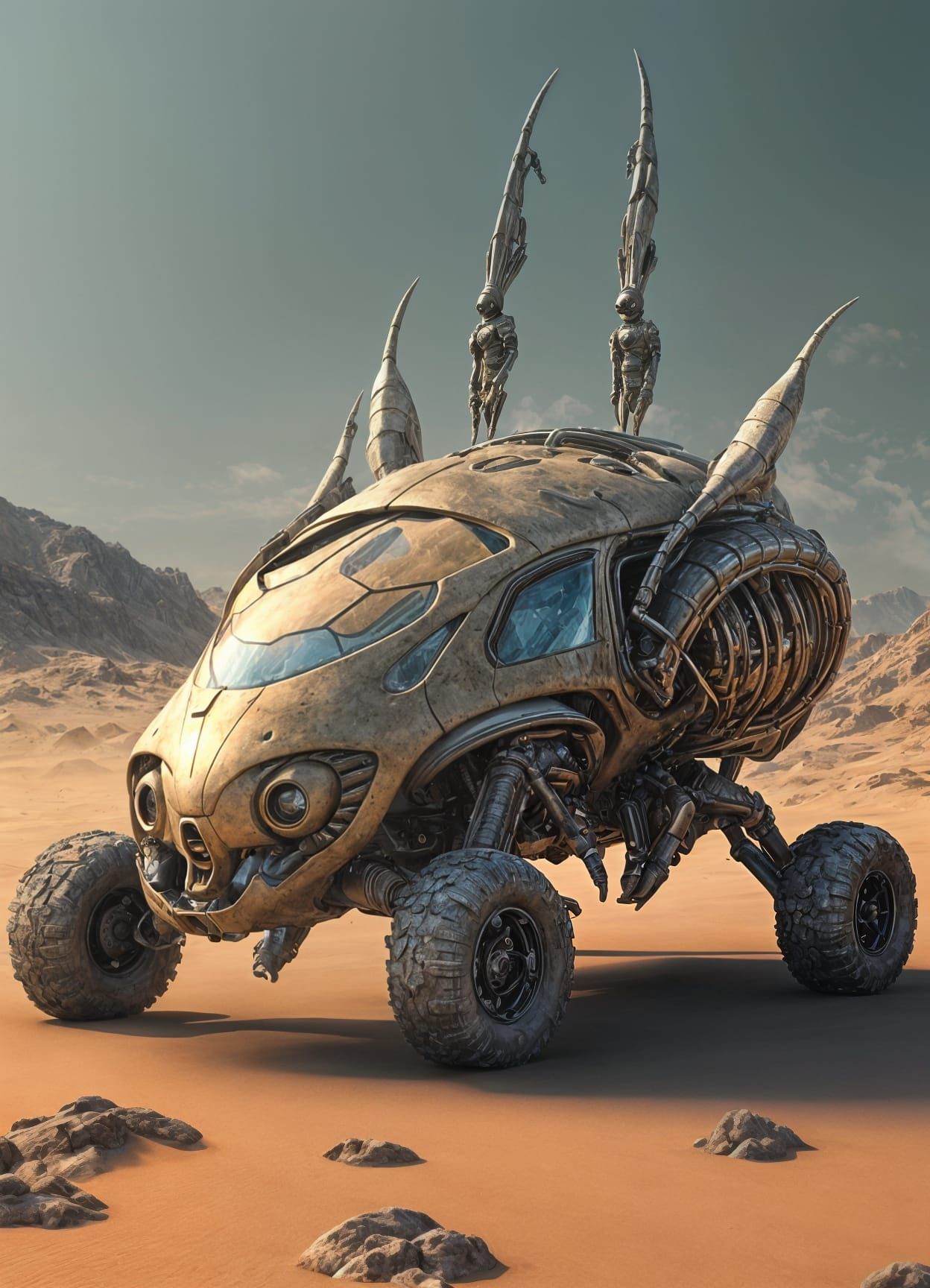 Giant Alien Beetle Humvee