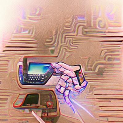 Abstract AI Interpretation of Technology