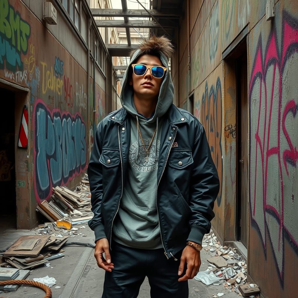 Urban Decay Graffiti Art in Mixed Styles