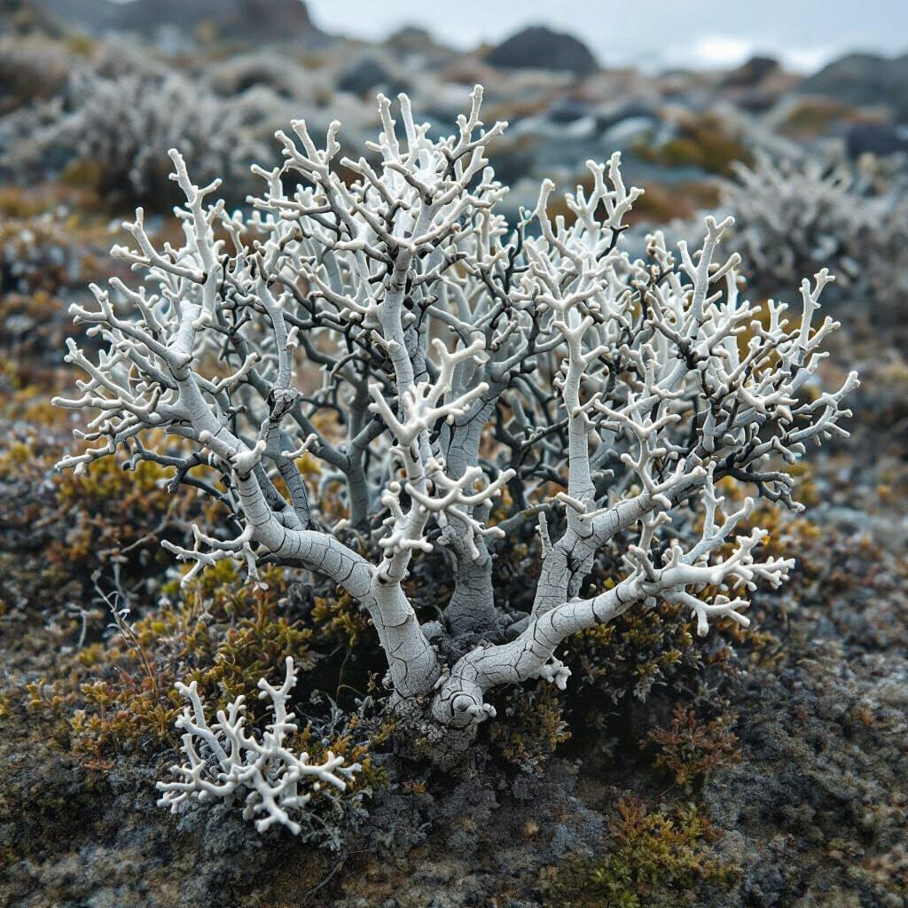 Whalewood Shrubs Dark Fantasy Concept Art