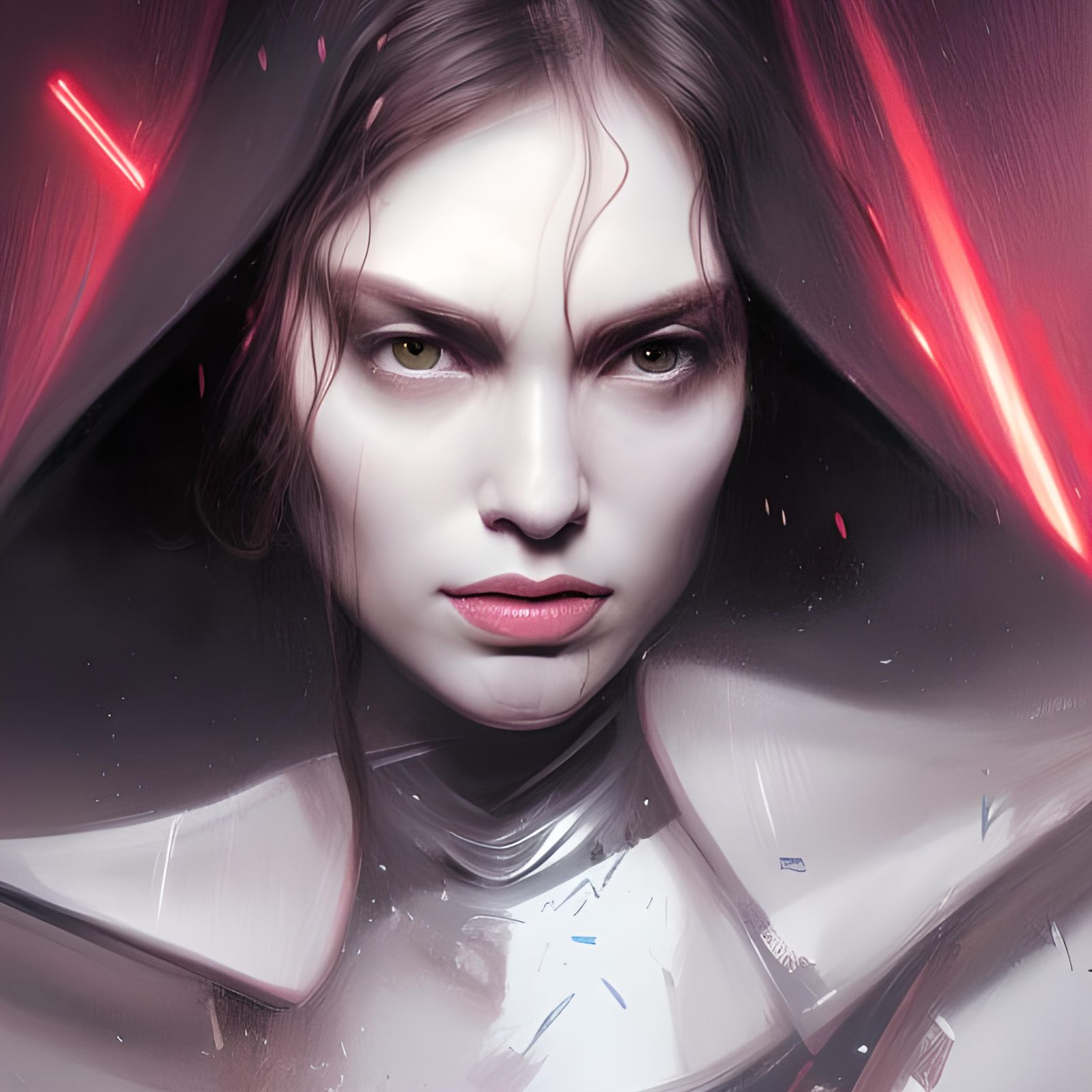 Darth Vader Portrait in Hyperdetailed Style