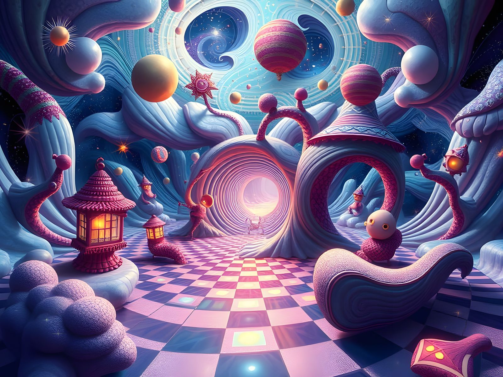 Enchanted Whimsical Vortex