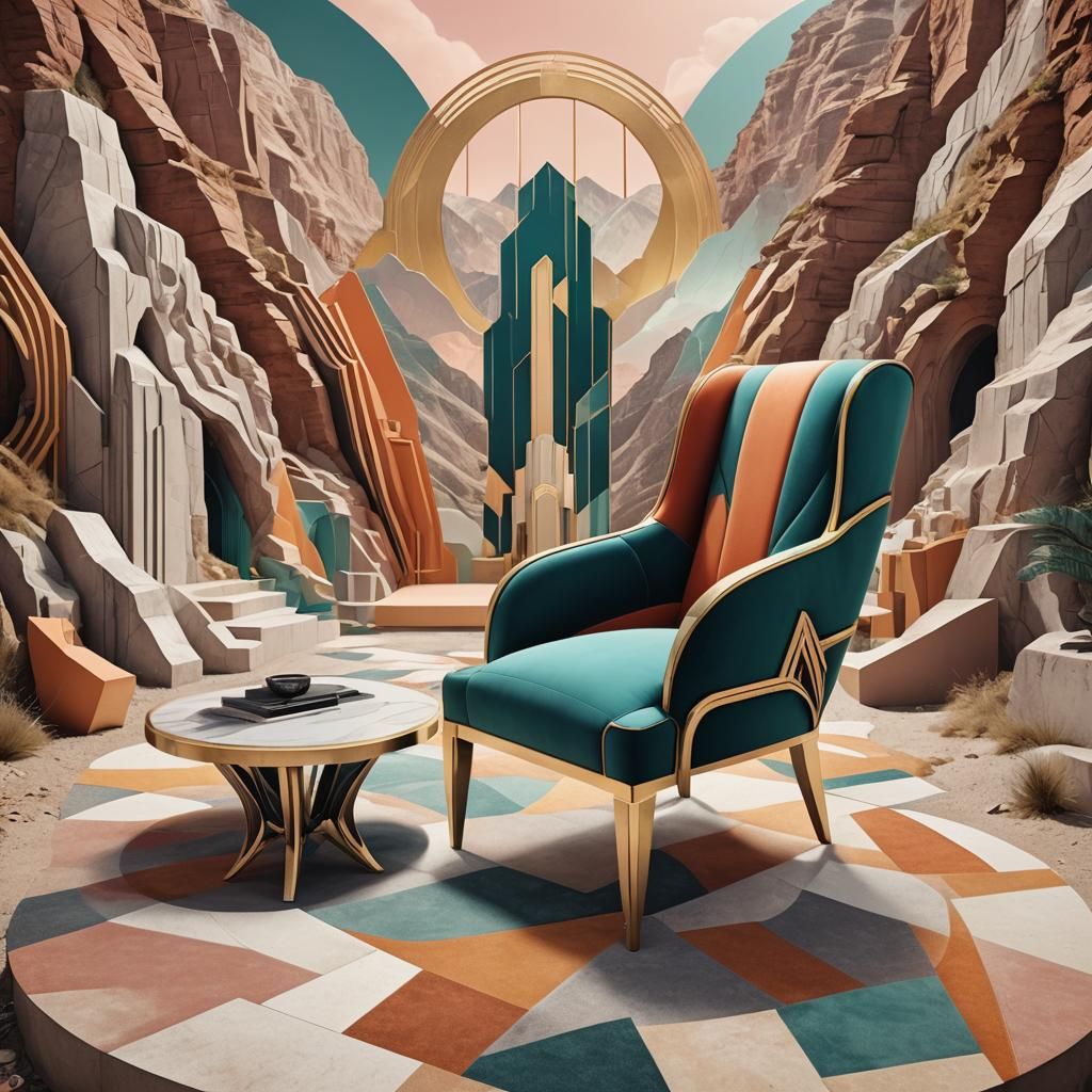 Art Deco Chair in Fashion Valley