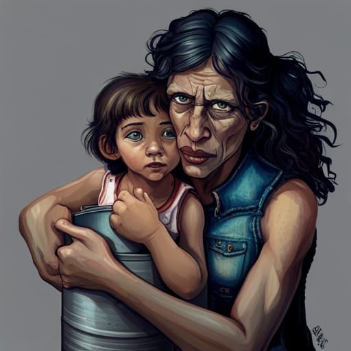 Detailed Portrait of Singaporean Woman in Dynamic Lighting