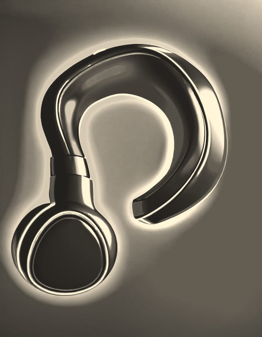 Elegant Futuristic Earbuds in 8K Resolution