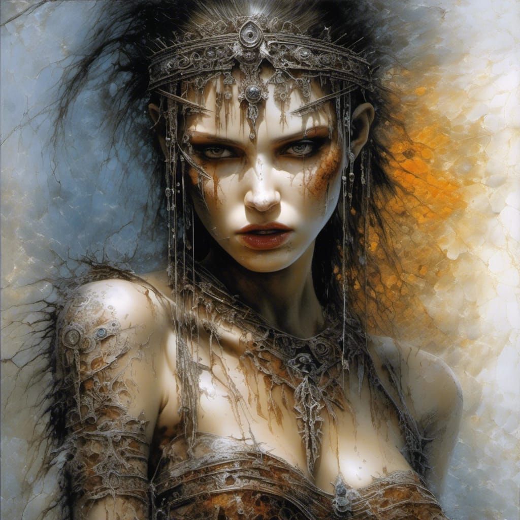 Hyperrealistic Hot and Cold Broken Heart