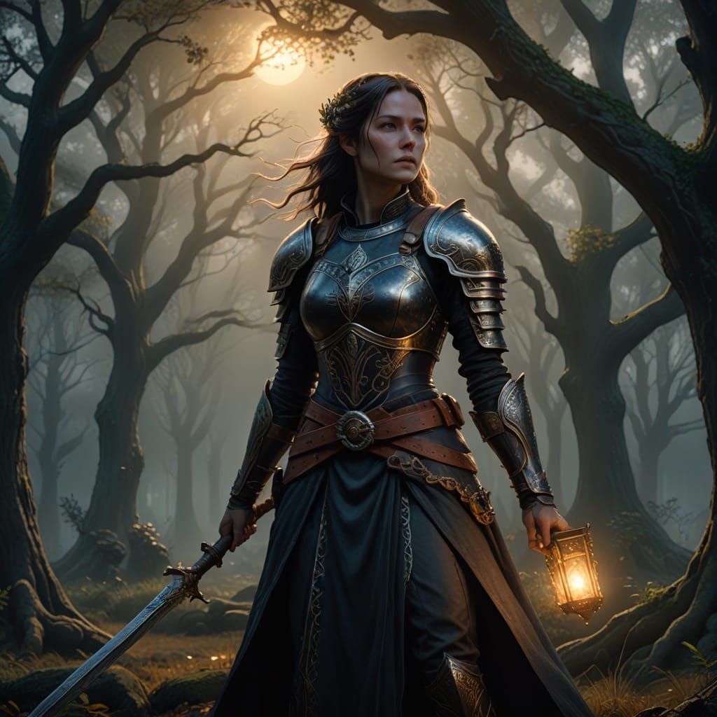 Spīdola, Baltic Sorceress in Ancient Oak Grove