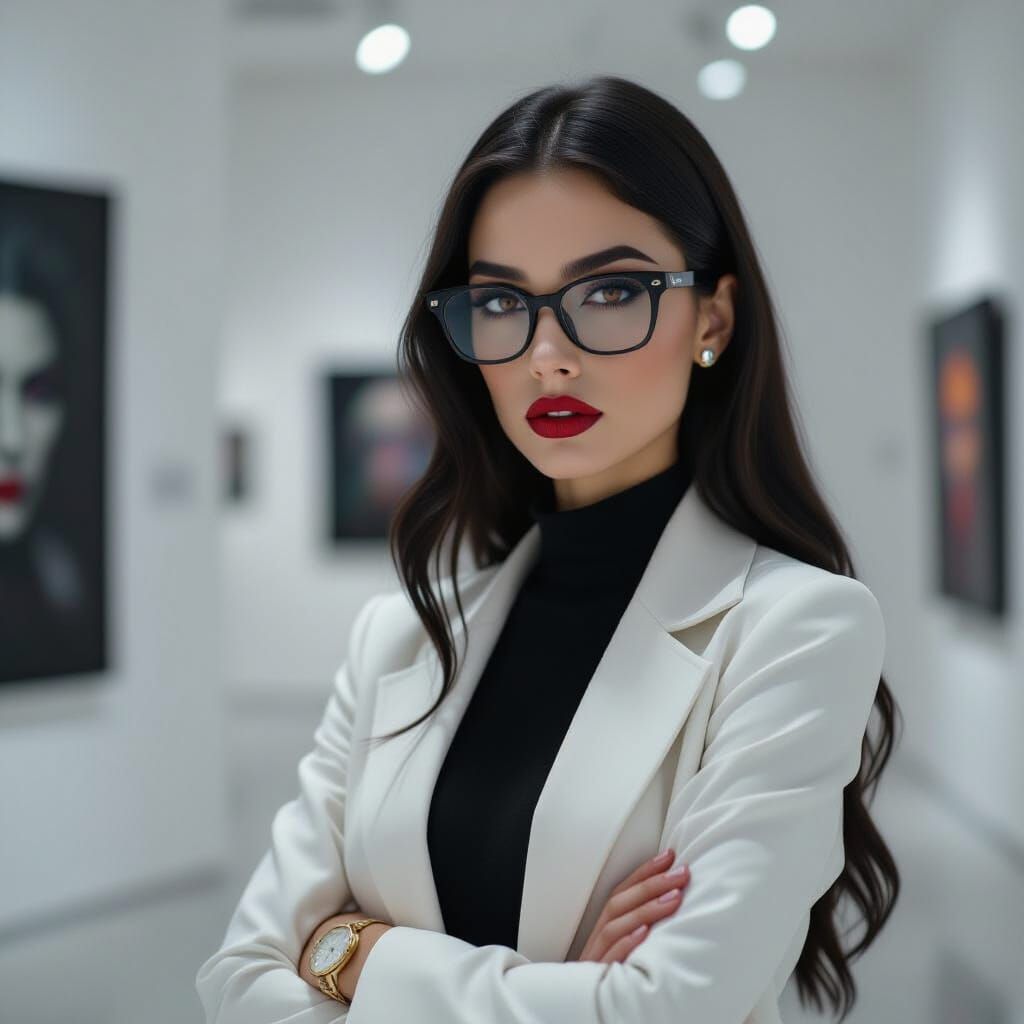 Nyarlathotep Portrait in Modern Art Gallery