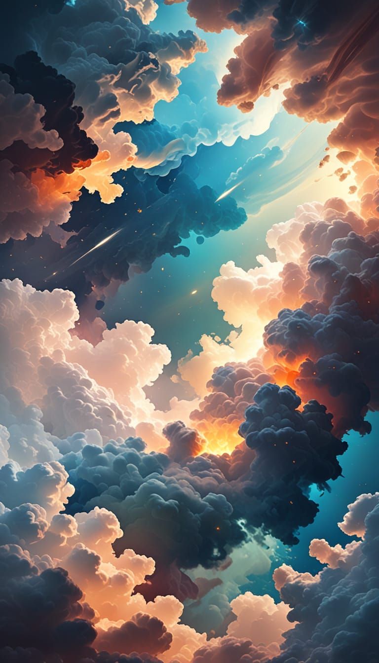 Abstract Heavenly Dreamscape