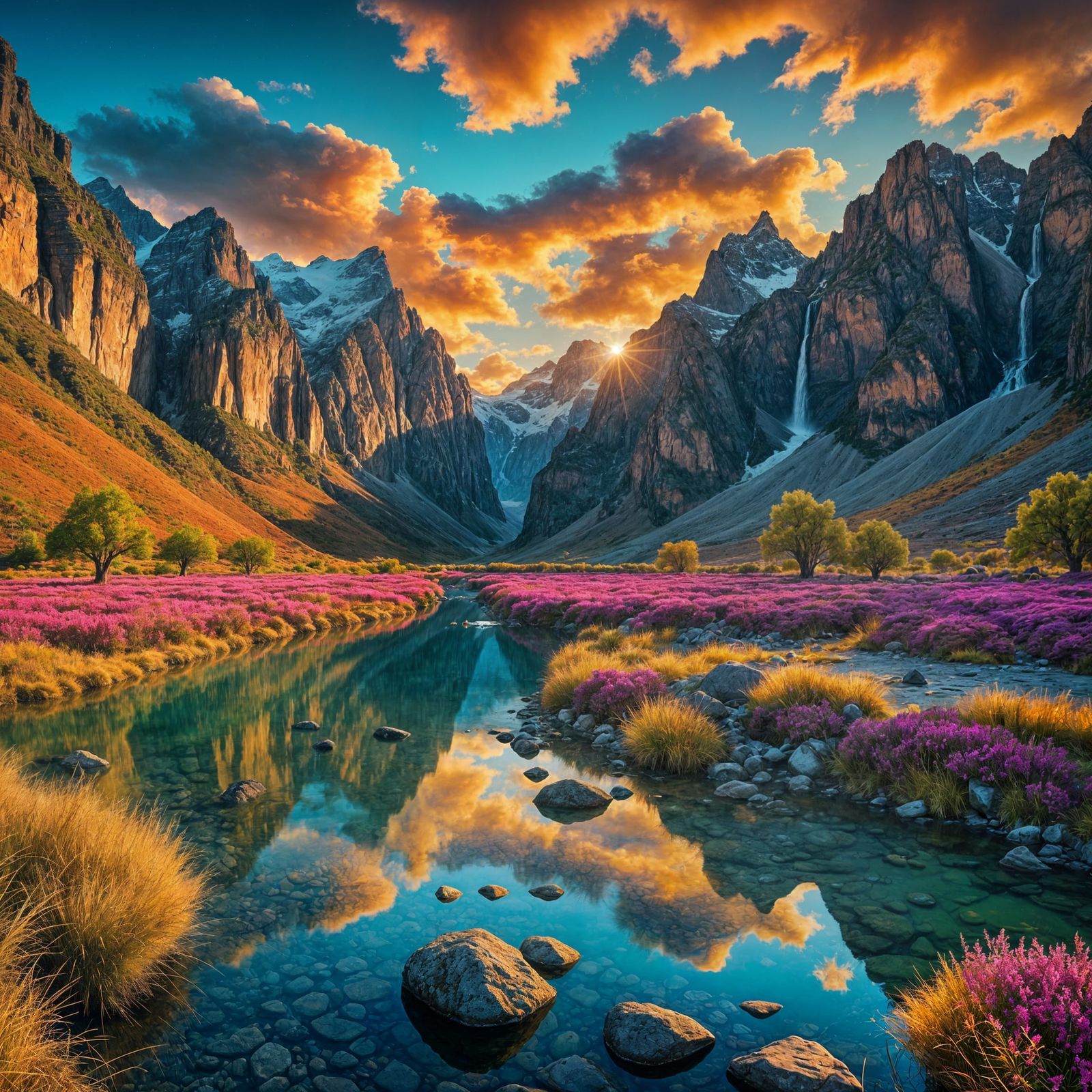 Surreal Landscapes in HDR Photography with Vivid Colors