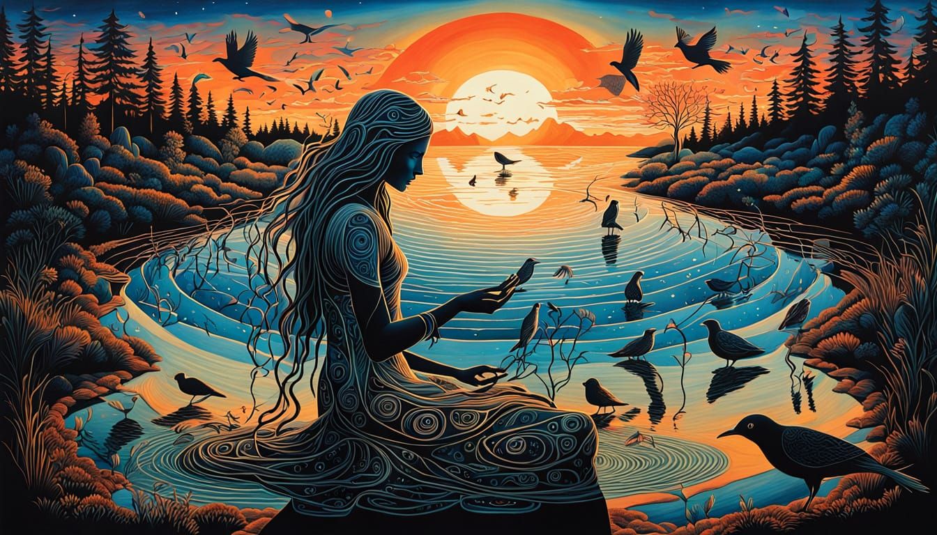 Surreal Fragmented Sculpture Celebrating Resilience and Auth...