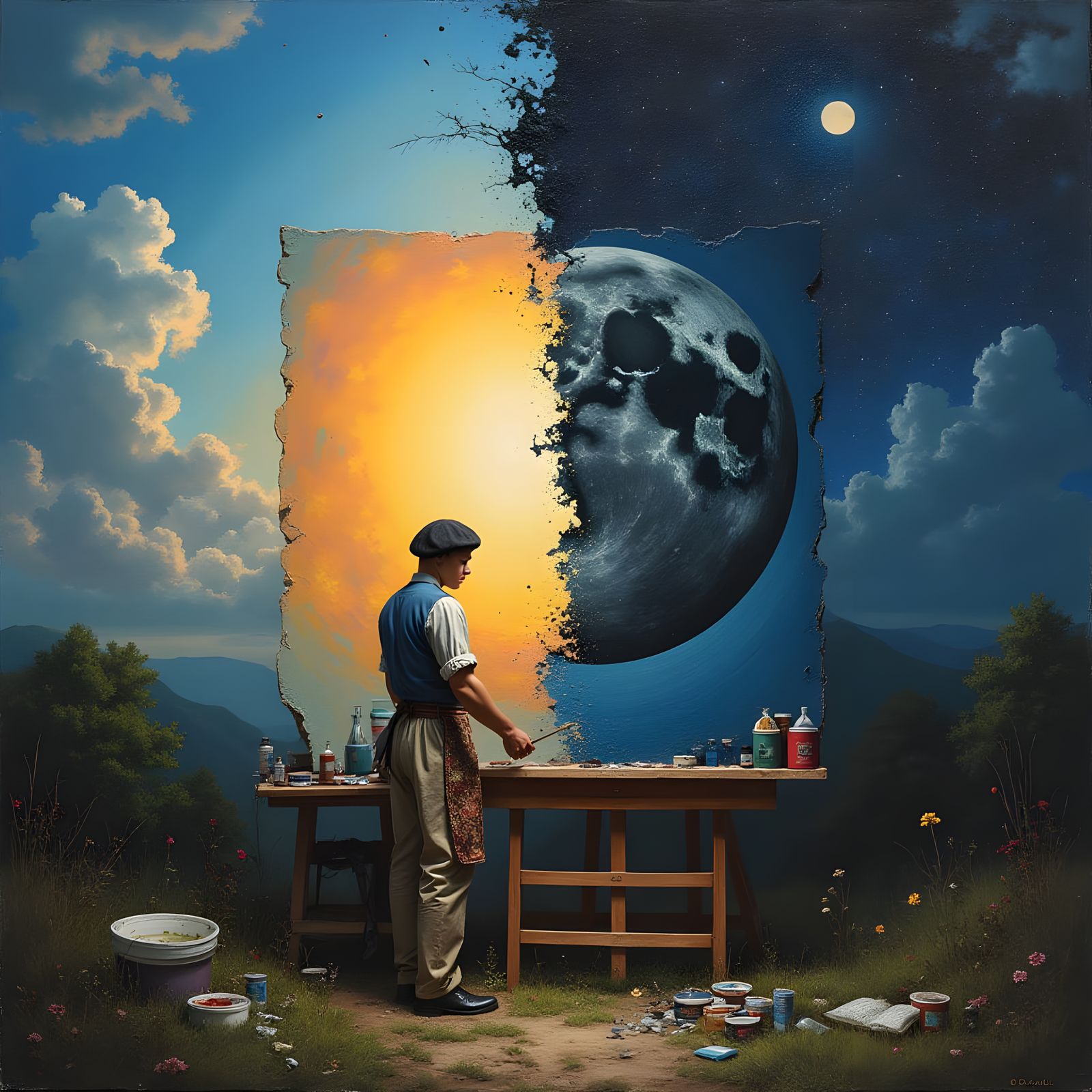 Daylight Surrenders to Celestial Splendor