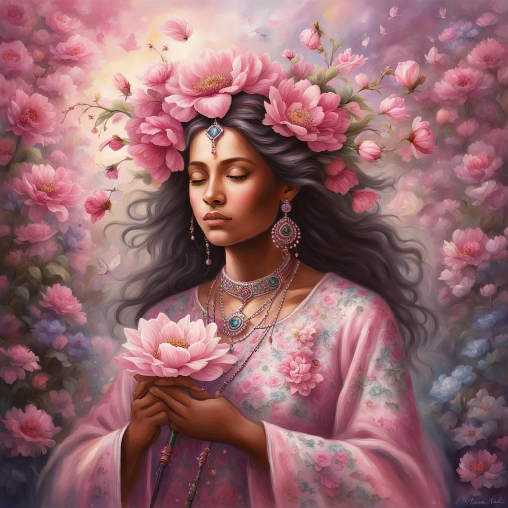 Harmony Healer: Compassionate Elegance in Digital Art