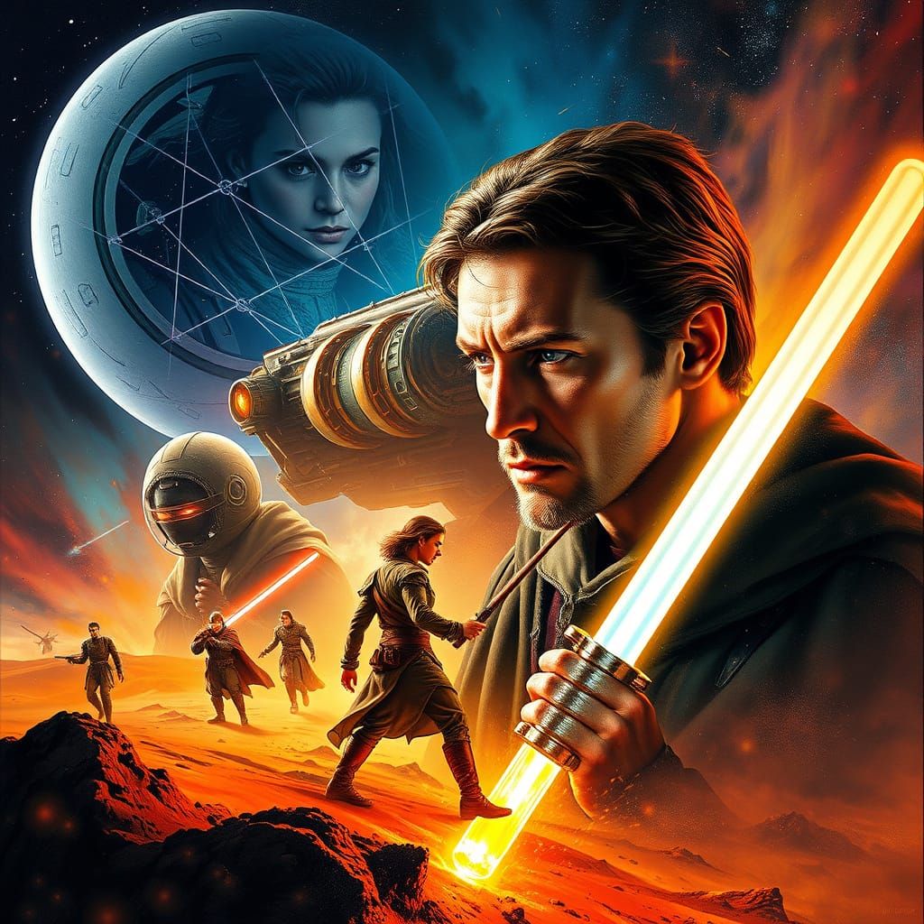 Epic Crossover in Hyperrealistic Style