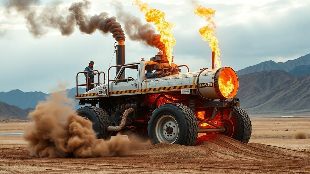 Surreal Dreamscape in a Distressed Aesthetic