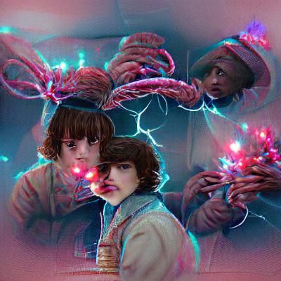 AI Generated Image of Stranger Things