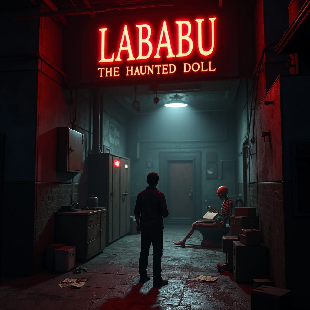 Creepy Factory Entrance: Lababu The Haunted Doll Game Start ...