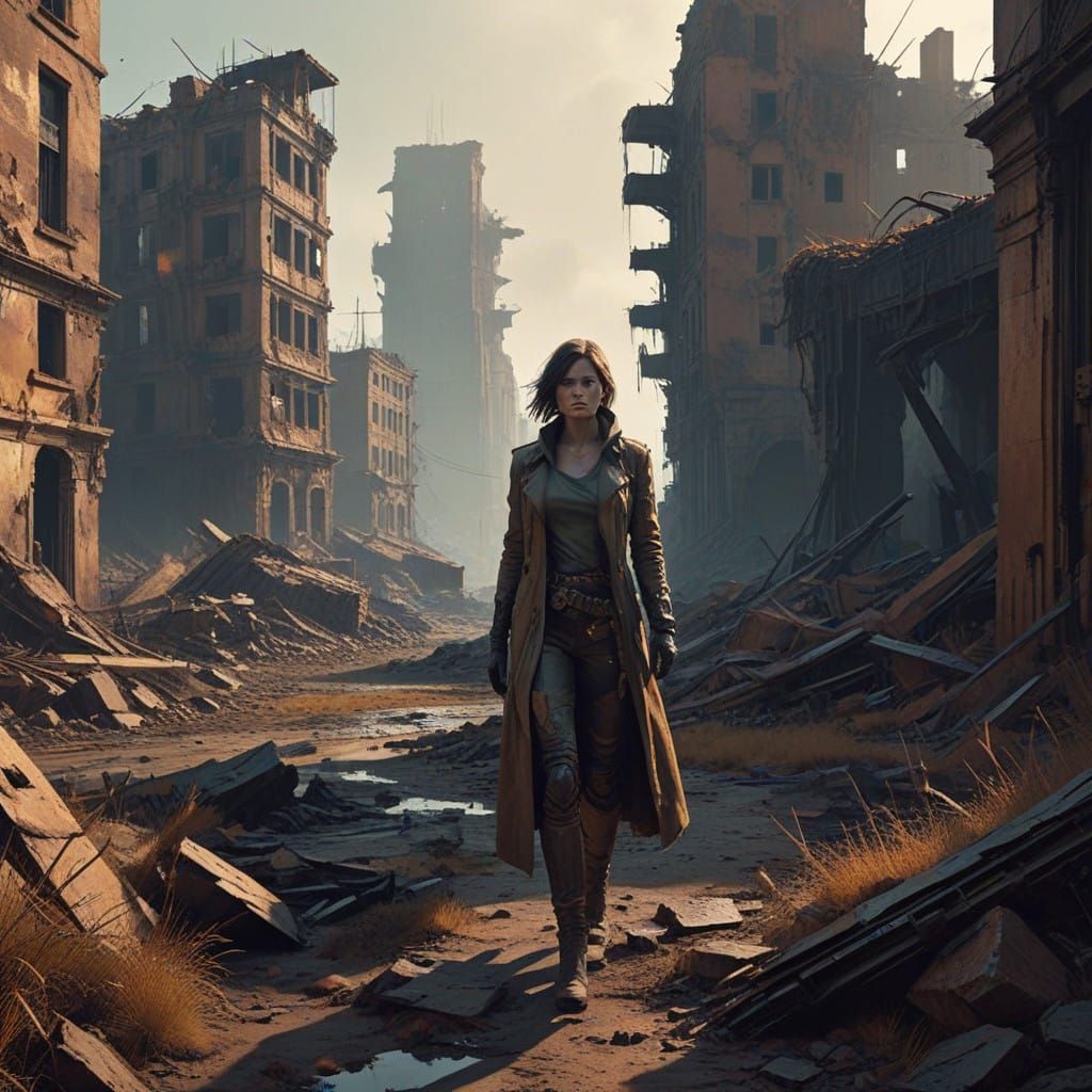 Surviving a Desolate Post-Apocalyptic World in a Gritty Dyst...