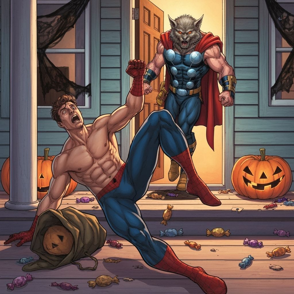 Peter Parker's Terrifying Halloween Encounter with Werewolf ...