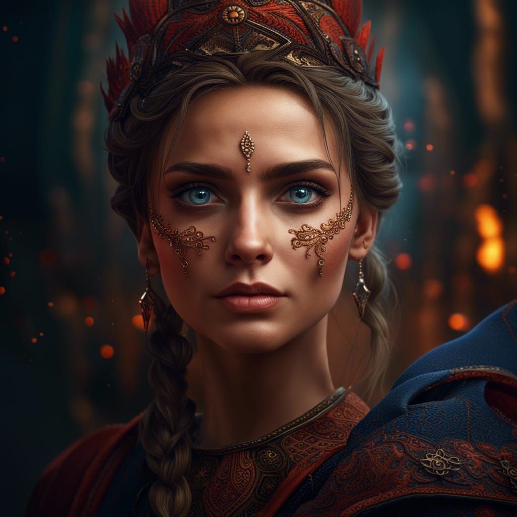 Portrait of a Hungarian beauty