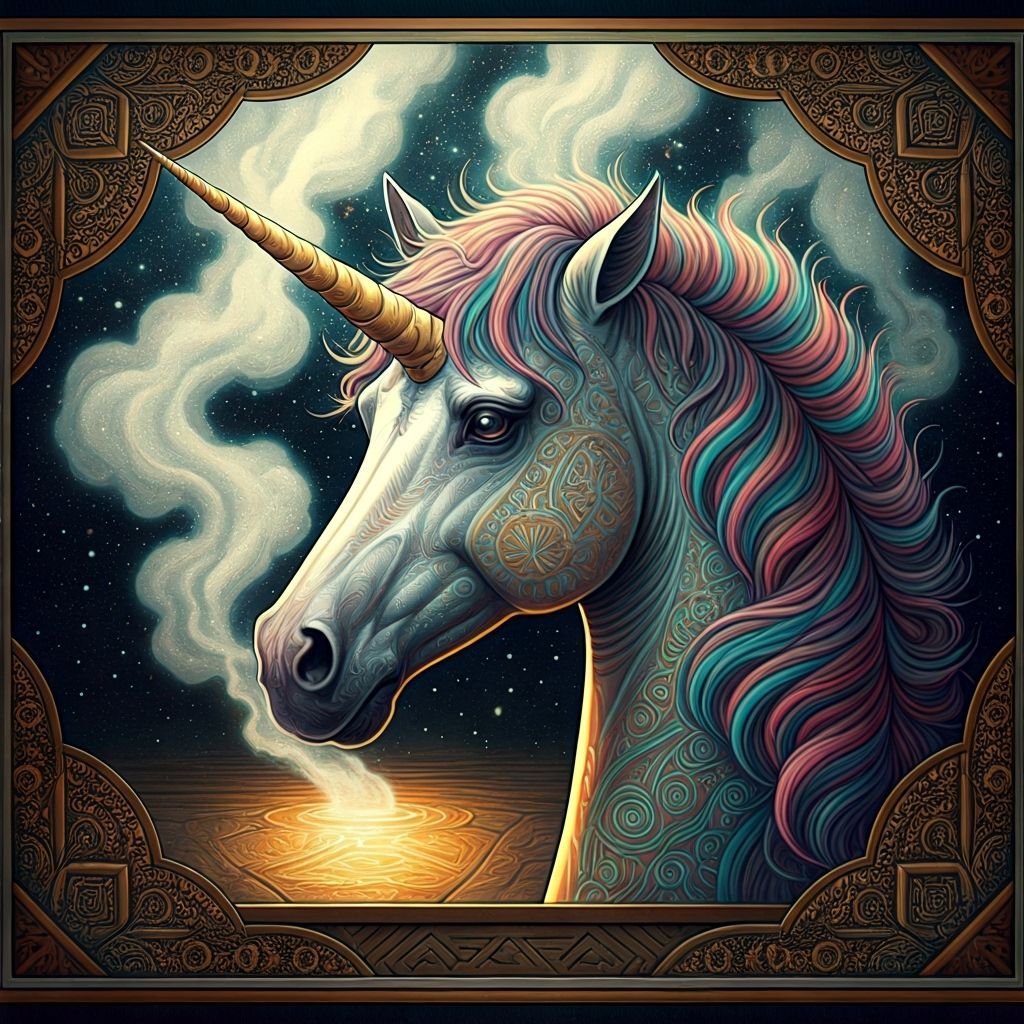 Unicorn in a Visionary Sweat Lodge