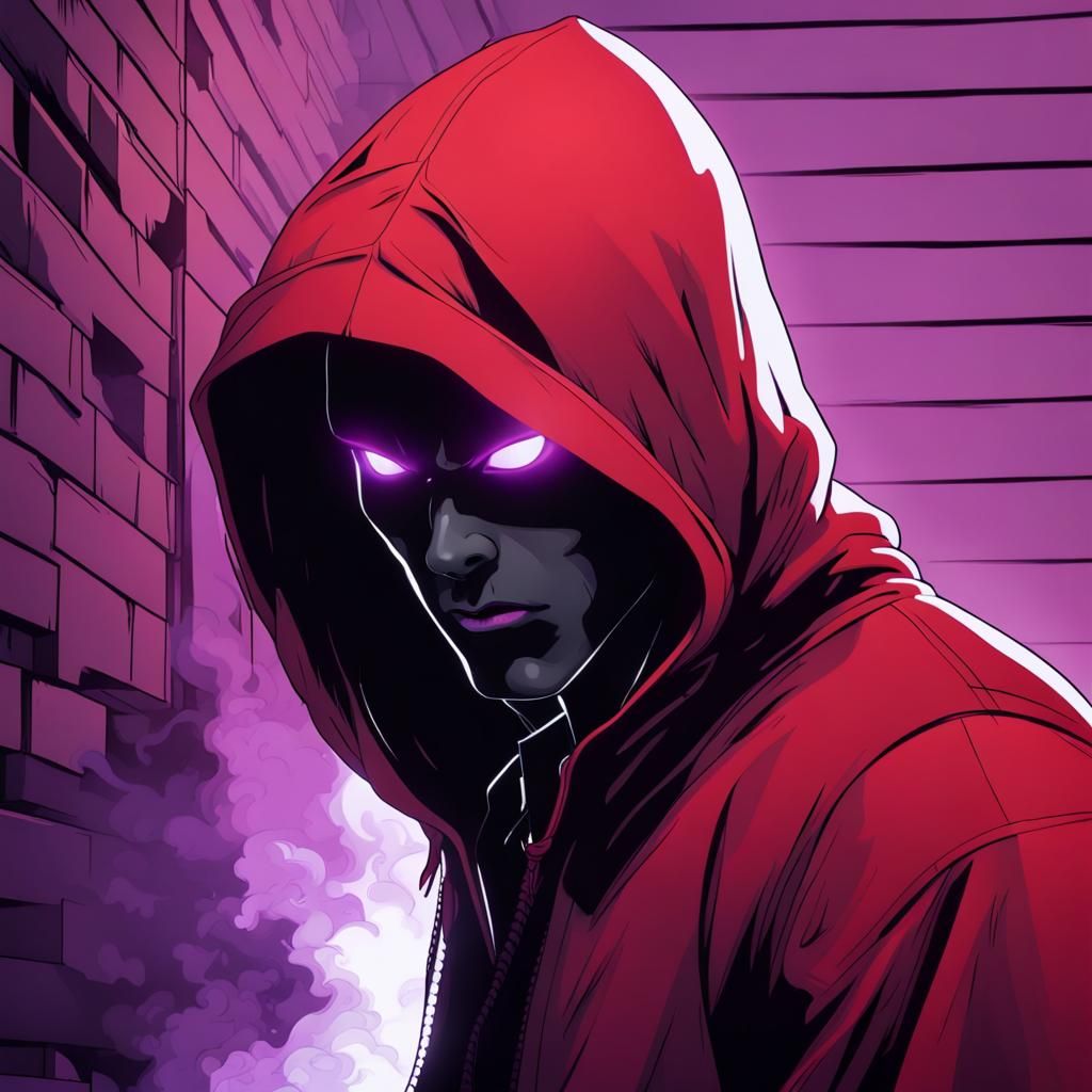 Hooded Figure Teleports on Roof in 4K Realism