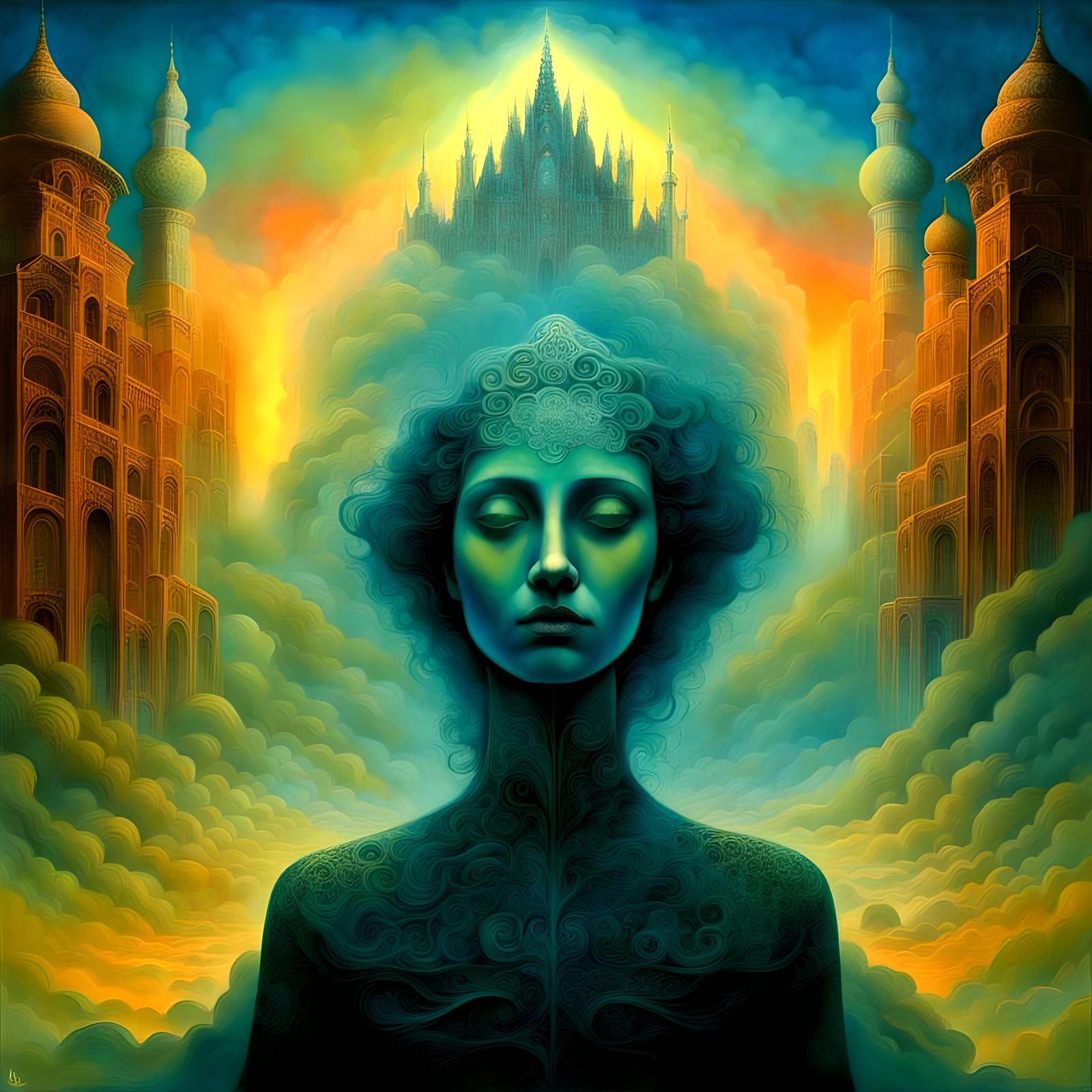 Ethereal Dream Labyrinth of Inner Consciousness