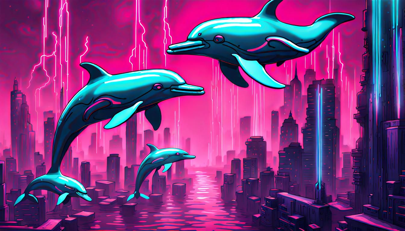 Cyberpunk Dolphins in Incandescent Plasma