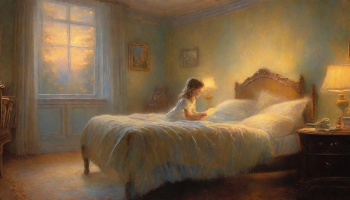 Dreamy Child's Room with Ethereal Mist