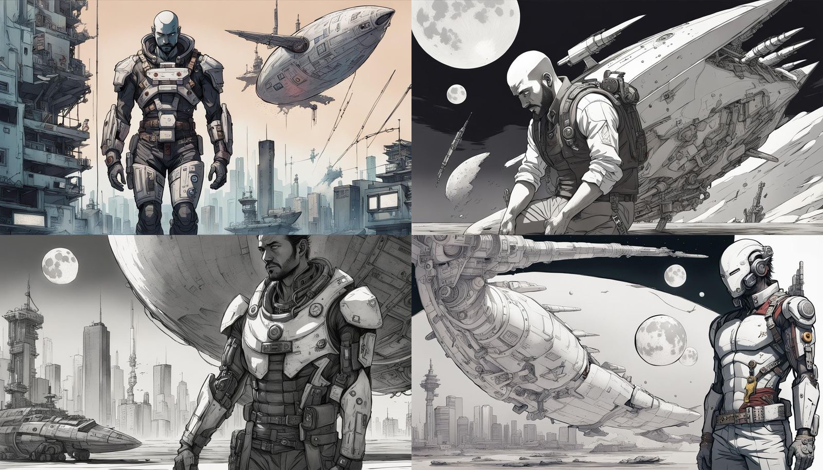 Cyberpunk Ahab in the Distant Future