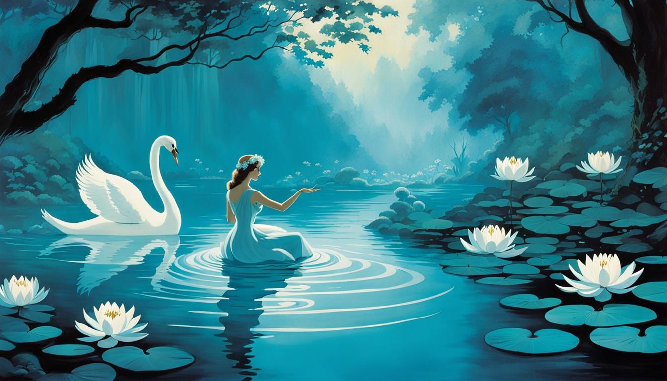 Lady of the Lake: Silhouette Animation Fantasy