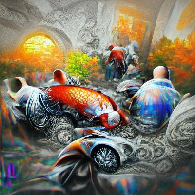 Koi fish dreamland