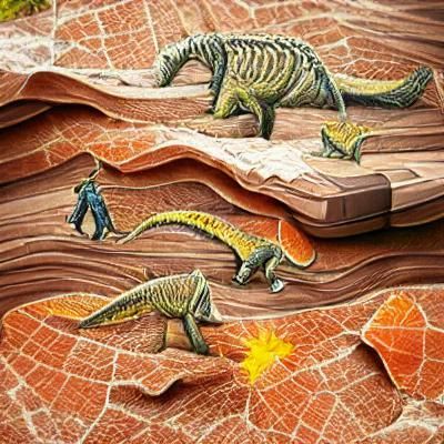 AI Generated Triassic Period Landscape