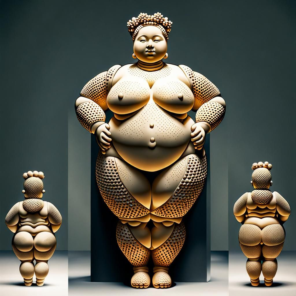 Modern Plus Size Venus of Willendorf Goddess