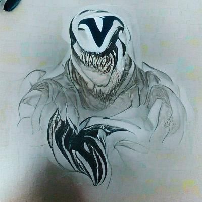 Abstract AI Rendition of Venom