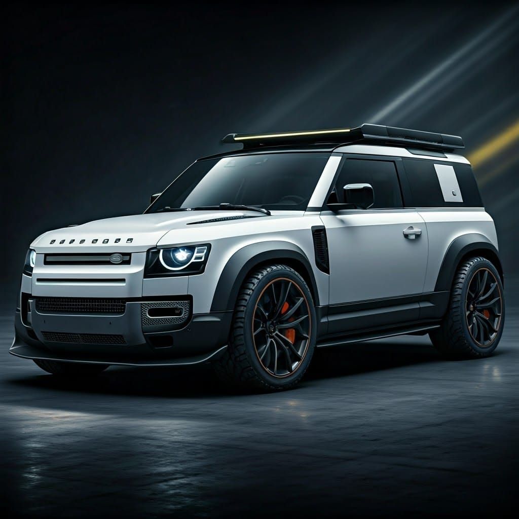 Hypercar Defender Showstopper in Art Nouveau Futurism