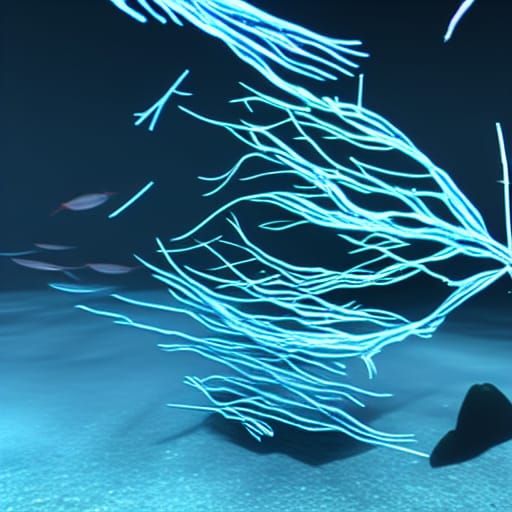 Pale Blue Predatory Fish in High-Definition