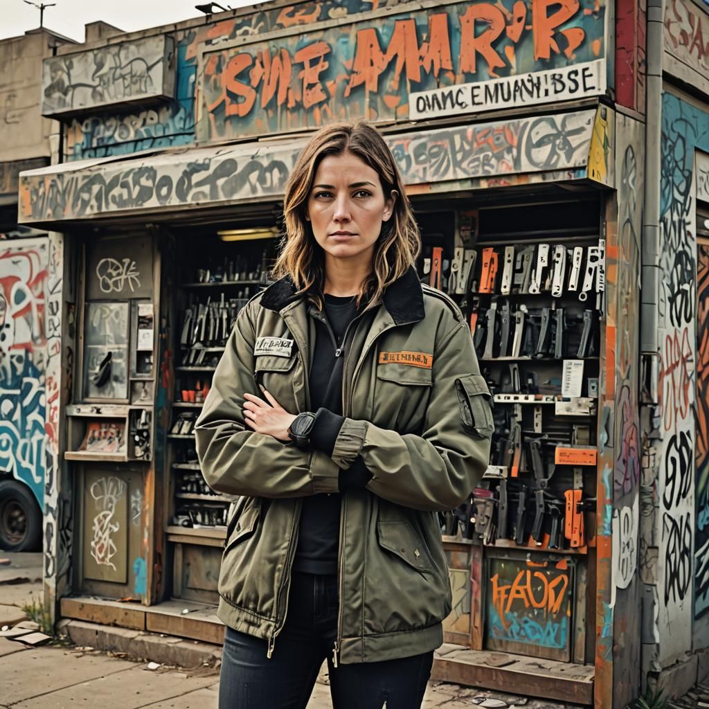 Urban Street Art: Jetta Barrick's Gun Kiosk