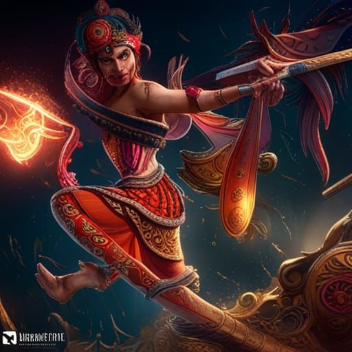 Pashupati Dark Fantasy Concept Art in 8k