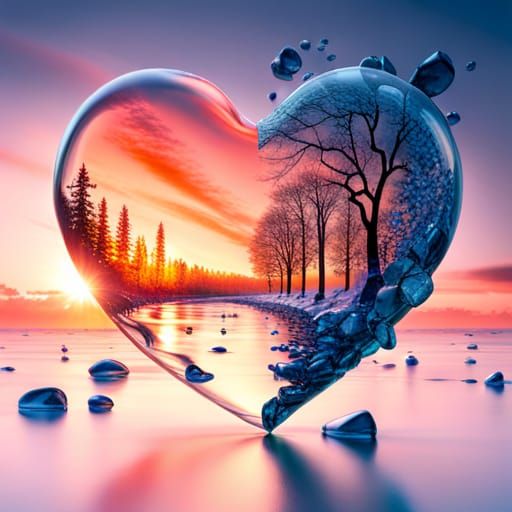 Glass Heart Shattering Reveals Wasteland