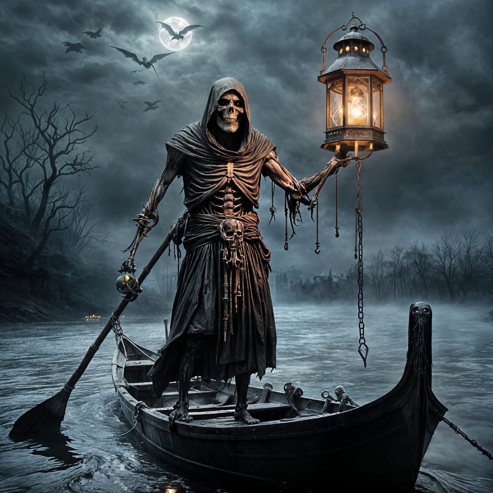 Charon's Lantern: Ferryman of the Underworld