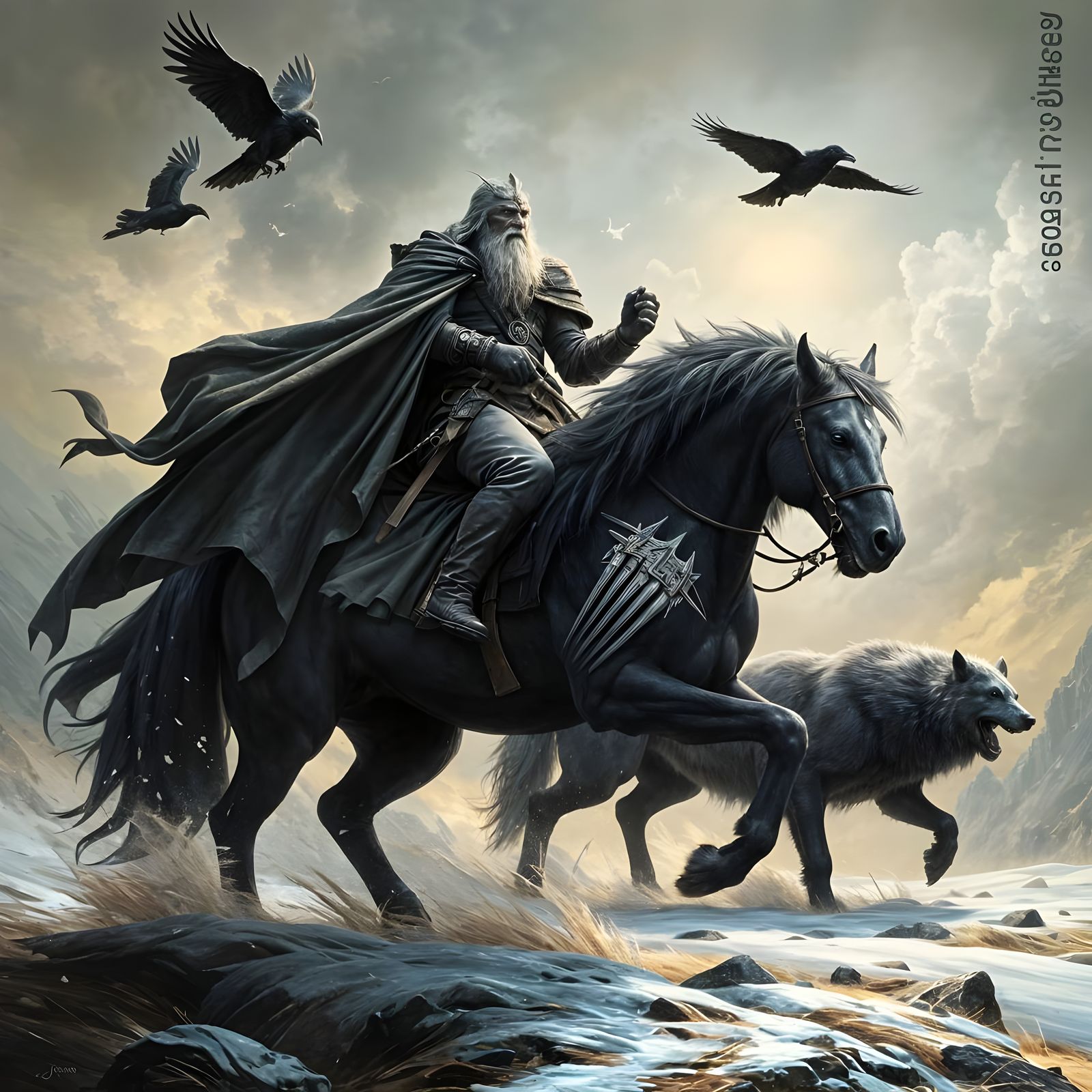 Wotan, Germanic God of War and Magic