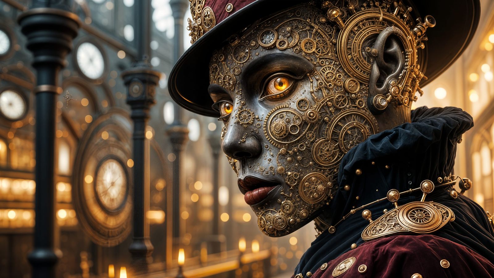 Steampunk Hemomancer Countess in Mercury Veins