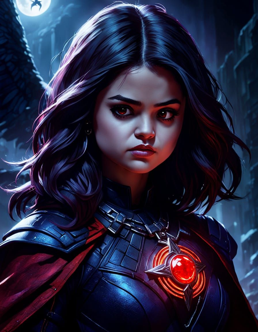 Selena Gomez as Raven: Comic Book Superheroine