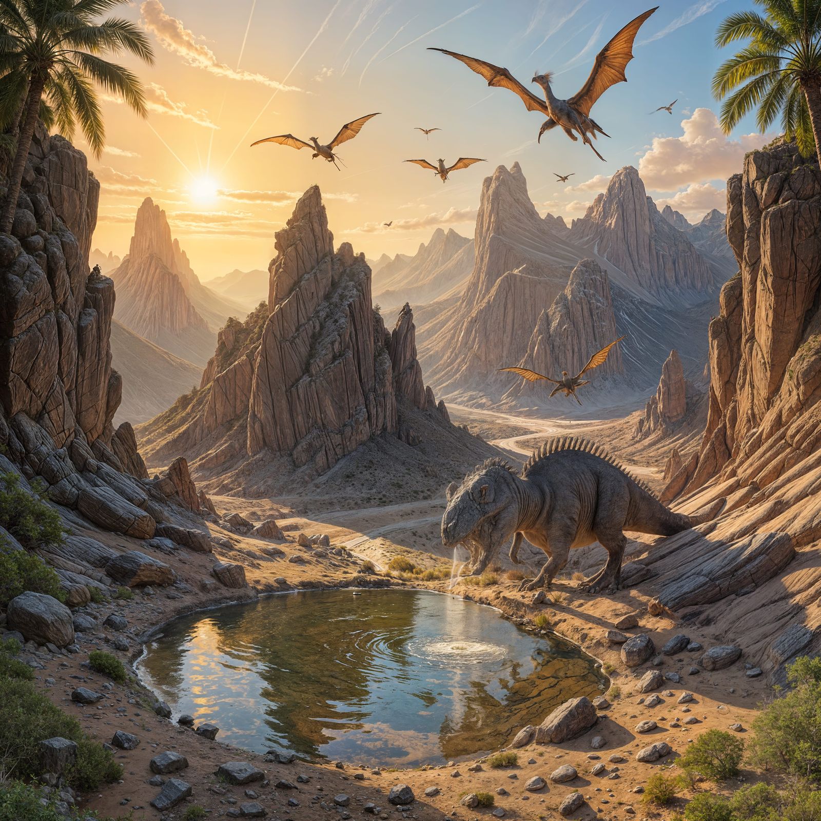 Flight of the pterosaurs